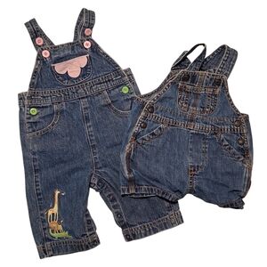 GAP & Gymboree | Denim Shorts & Pants Overalls | Baby Girl 0-3M
